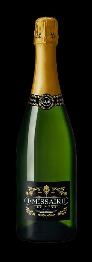 Emissaire sparkling wine bottles at Robbers & van den Hoogen